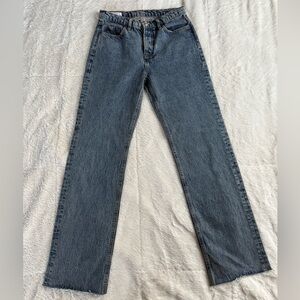 De Rococo Blue Women's No. 10 Mid-Rise Slim Jeans Size 25